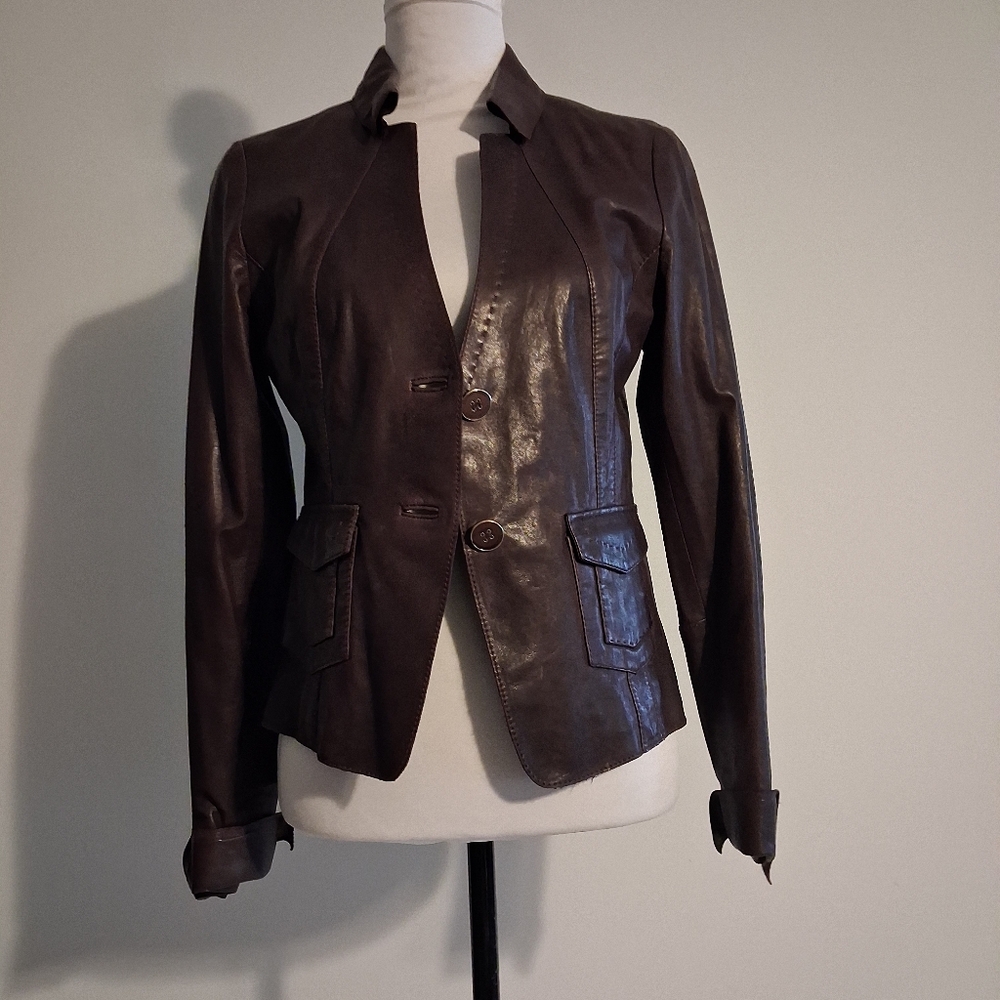 Women's Leather Jacket Size Small